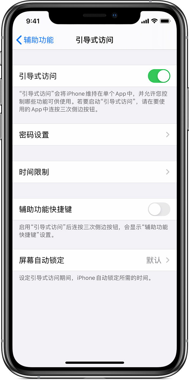 总口管理区苹果手机维修分享如何在 iPhone 上退出引导式访问 